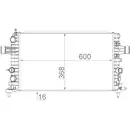Kühler Motorkühlung Mahle CR 1091 000S Behr für Opel für Vauxhall für Holden