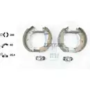 TEXTAR 84058600 PKW Bremsbacken Kits für FORD, LDV