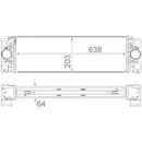 Ladeluftkühler Mahle CI 369 000P Behr *** Premium Line *** für Mercedes Benz