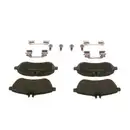 Bremsbelagsatz Scheibenbremse Bosch 0 986 494 593 für Mercedes Benz Vorderachse