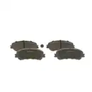 Bremsbelagsatz Scheibenbremse Bosch 0 986 494 722 für Renault Vorderachse