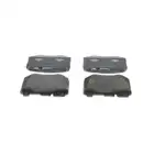 Bremsbelagsatz Scheibenbremse Bosch 0 986 494 750 für Mercedes Benz Vorderachse