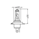OSRAM 64193 Glühlampe H4 60/55W 12V