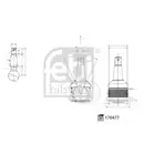 FEBI BILSTEIN 176477 Traggelenk