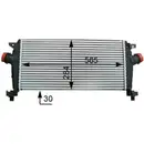 MAHLE CI 362 000P Ladeluftkühler für OPEL