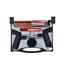 KS TOOLS 150.1070 Reifenvulkanisier-Satz für KFZ, 5-tlg, 100 mm Fäde