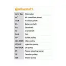 CONTINENTAL CTAM CT987WP2 Zahnriemen Kit + Wasserpumpe