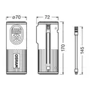 OSRAM OTIR2000 Druckluftreifenprüfer/-füller TYREinflate 2000