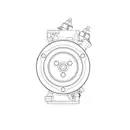MAHLE ACP 654 000P A/C-Kompressor für FORD