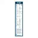 BOSCH 3 397 004 631 Wischblatt H353