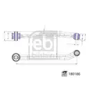 FEBI BILSTEIN 180186 Querlenker für FIAT, JEEP, ALFA