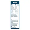 BOSCH 3 397 004 595 Wischblatt H 595