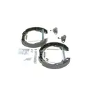 Bremsbackensatz Bosch 0 204 114 632 Kit Superpro für Skoda für VW Hinterachse