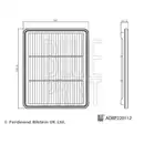 BLUE PRINT Luftfilter ADBP220112