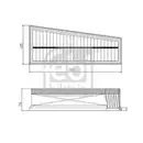 FEBI BILSTEIN 172766 Luftfilter für MERCEDES-BENZ