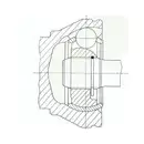 Gelenksatz Antriebswelle Spidan 36265 für Opel für Vauxhall Vorderachse Links