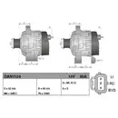 Generator Denso DAN1124 für Ford