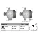 Generator Denso DAN1078 für Alfa Romeo für Chrysler für Fiat für Lancia für Jeep