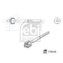 Axialgelenk Spurstange Febi Bilstein 178324 für Mini Vorderachse Links