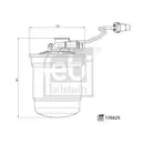 FEBI BILSTEIN 176625 Kraftstofffilter für FORD