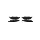 Bremsbelagsatz Scheibenbremse Bosch 0 986 460 006 für Mazda Hinterachse