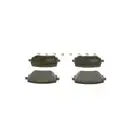 Bremsbelagsatz Scheibenbremse Bosch 0 986 424 890 für Mercedes Benz Hinterachse