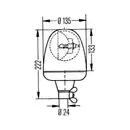 HELLA 2RL 006 846-011 RKL KL Rotaflex Halogen