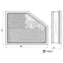 FEBI BILSTEIN 176023 Luftfilter für BMW, ALPINA
