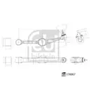 Lenker Radaufhängung Febi Bilstein 176067 für Mercedes Benz für Mercedes Benz