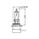 OSRAM 9006XS Glühlampe HB4A 51W 12V