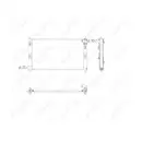Kühler Motorkühlung Nrf 53593 für Citroën für Mitsubishi für Peugeot