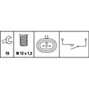 HELLA 6ZF 007 671-001 Schalter, Rueckfahrleuchte