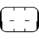 HELLA 6ZT 007 807-001 Temperaturschalter, eckig