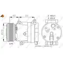 Kompressor Klimaanlage Nrf 32101 Easy Fit für Renault