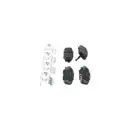 Bremsbelagsatz Scheibenbremse Bosch 0 986 494 444 für Daihatsu für Subaru