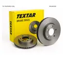 Original TEXTAR 92121005 Bremsscheiben 2 Stück vorne für VW