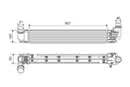 Ladeluftkühler Valeo 818228 für Renault für Dacia